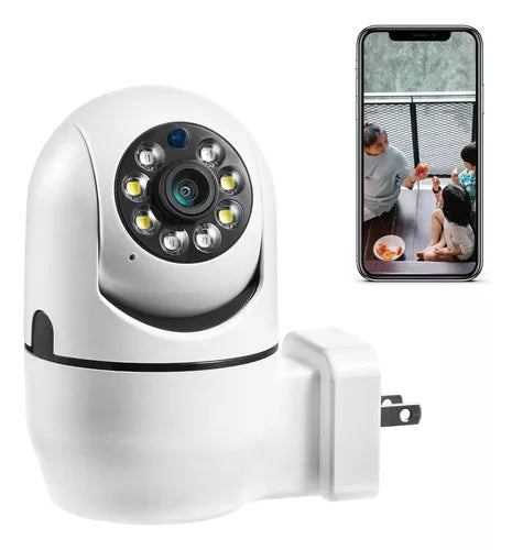 Cámara de seguridad toma luz WiFi