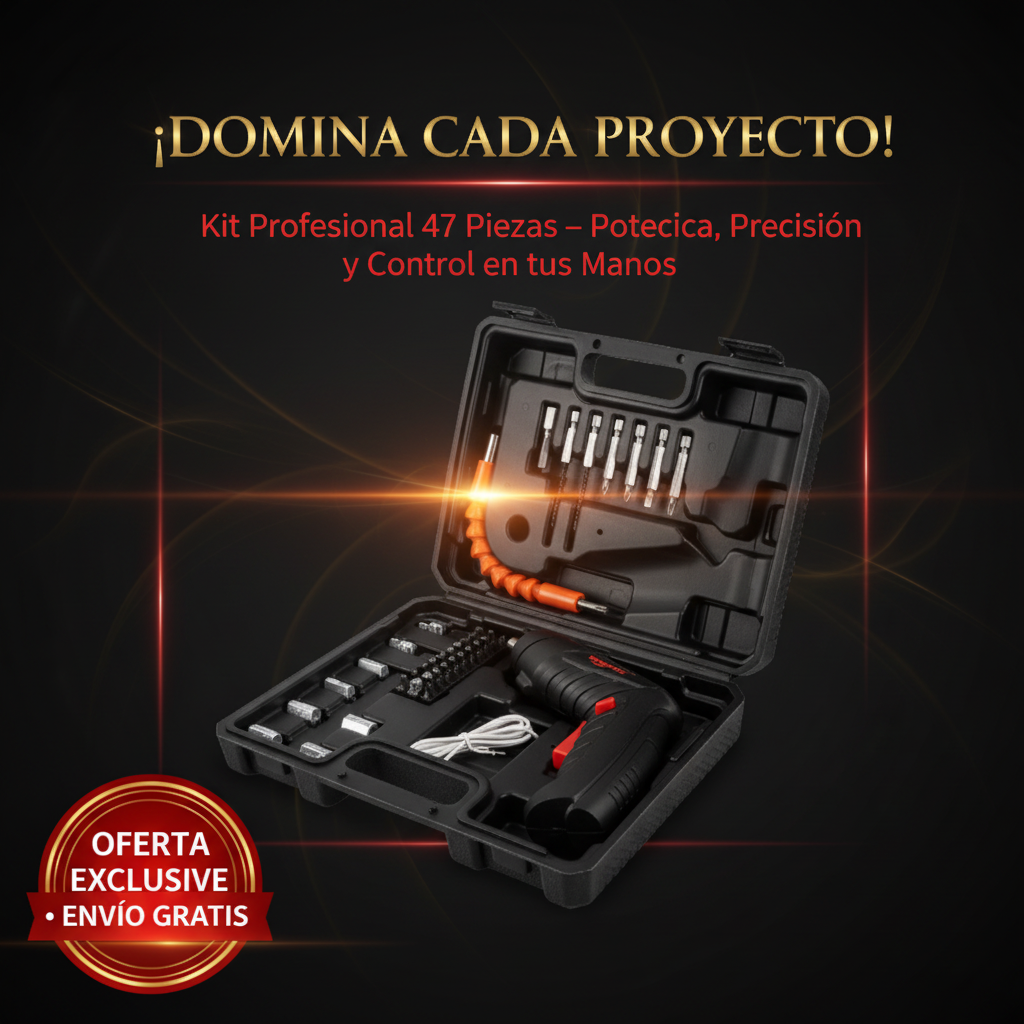 Juego Herramienta Luz Led multifuncional