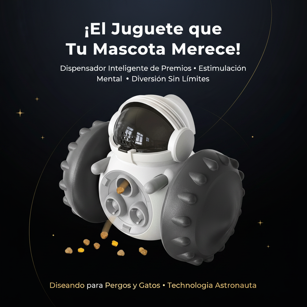 Juguete Interactivo Dispensador de Comida para perros
