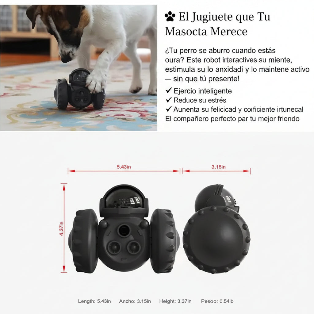 Juguete Interactivo Dispensador de Comida para mascotas