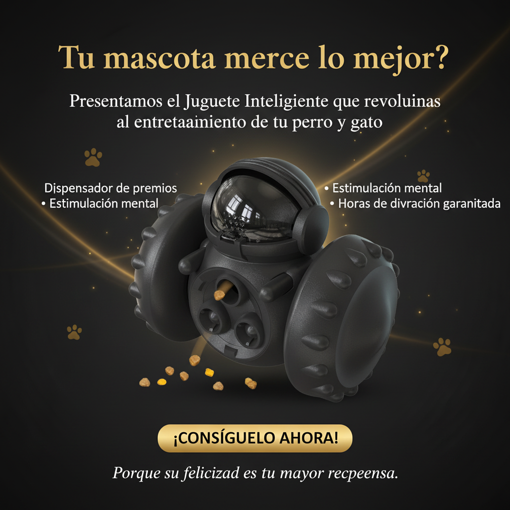 Juguete Interactivo Dispensador de Comida para gatos