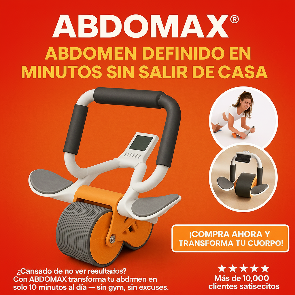 Rueda Abdominal con Rebote compacta para abdomen