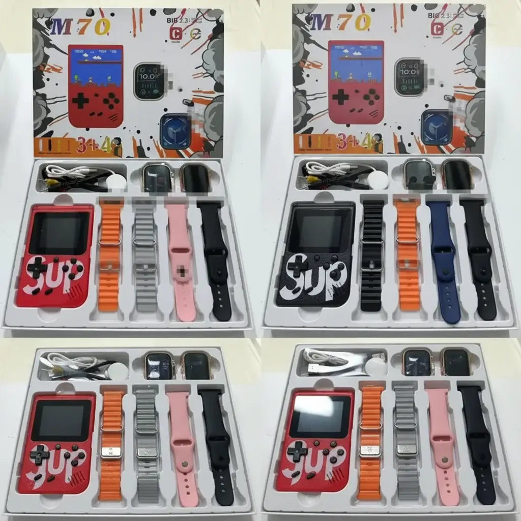Combo M70 consola smartwatch completo