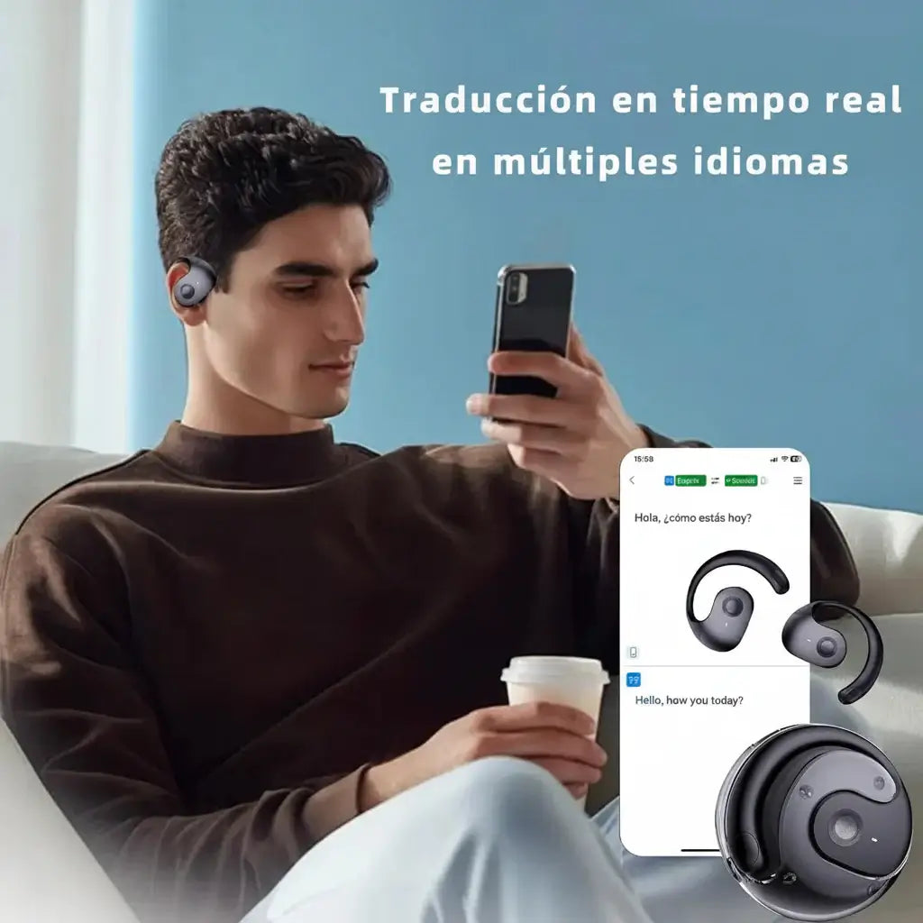 Audífono Traductor Bluetooth inalámbrico