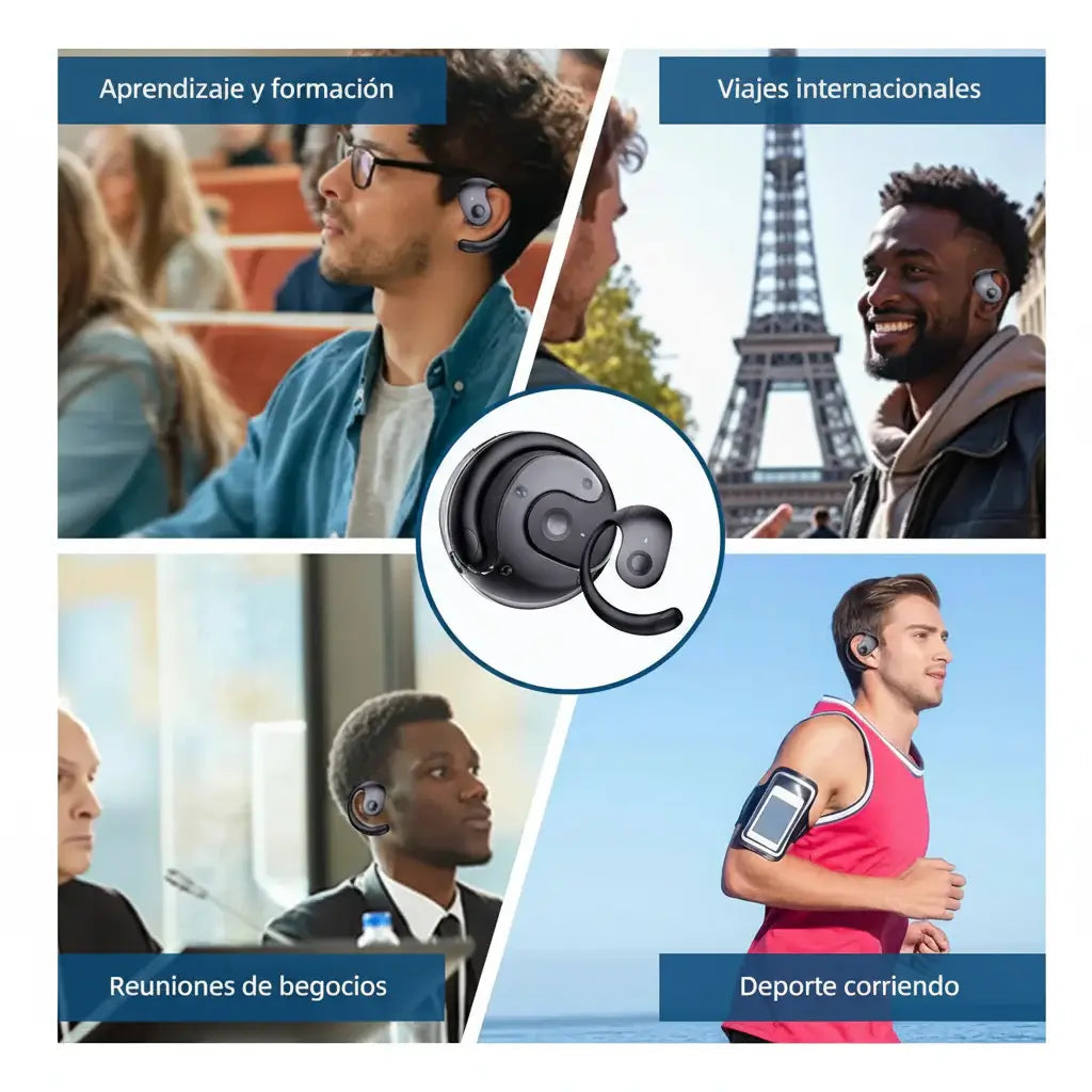 Audífono Traductor Bluetooth inalámbrico