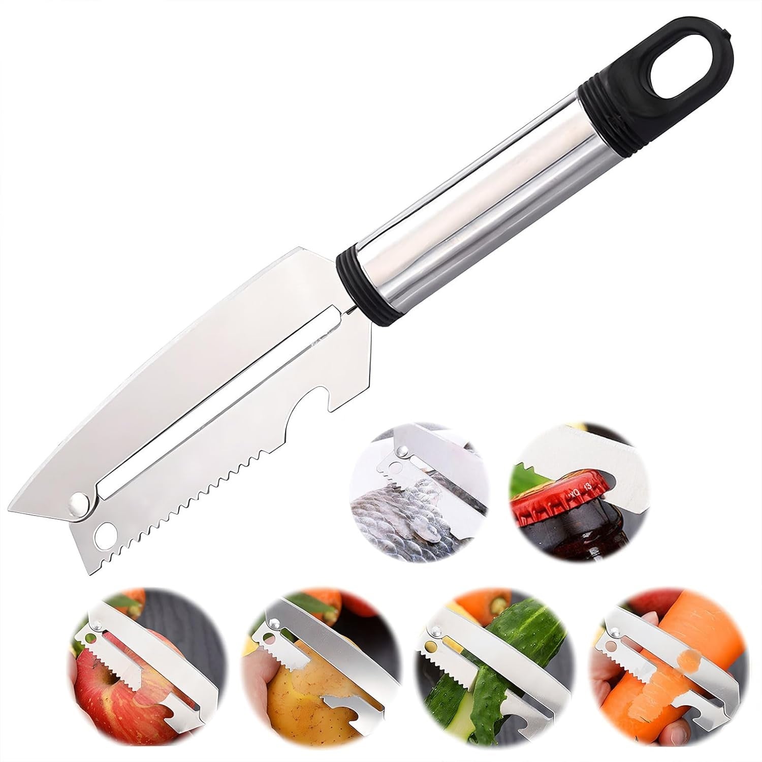 Cuchillo pelador multifuncional de cocina