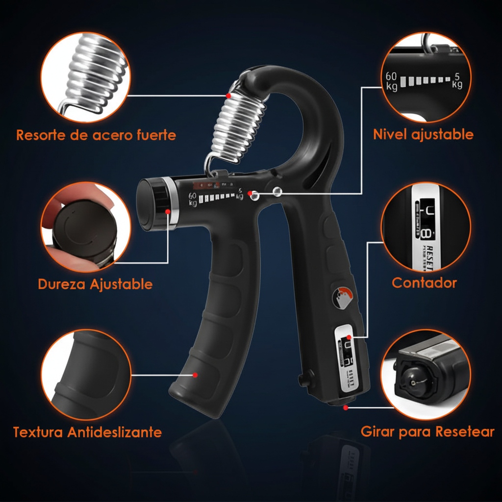Tensor de Mano Grip para antebrazos