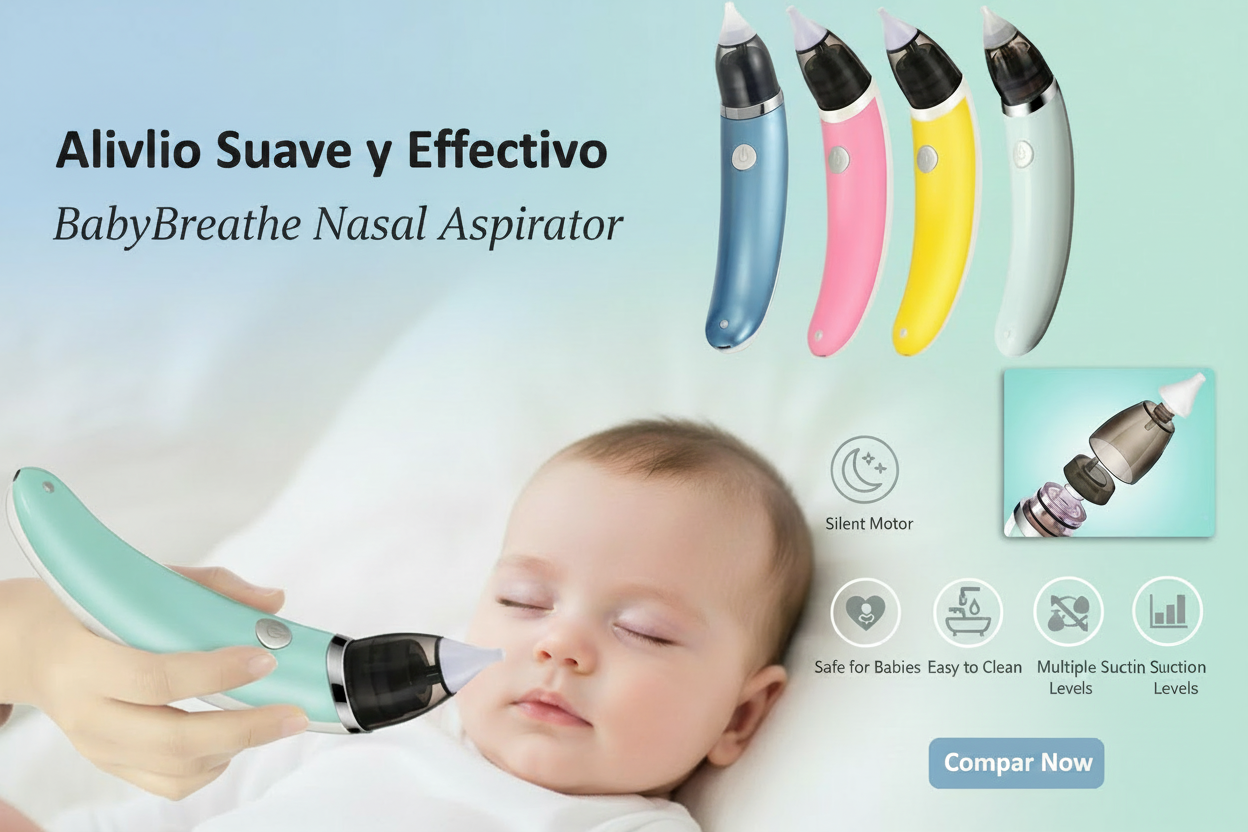 Aspirador Nasal seguro y práctico