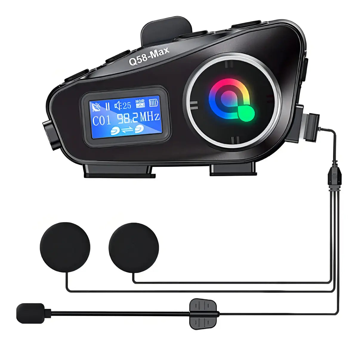 Intercomunicador Q58 Bluetooth para moto