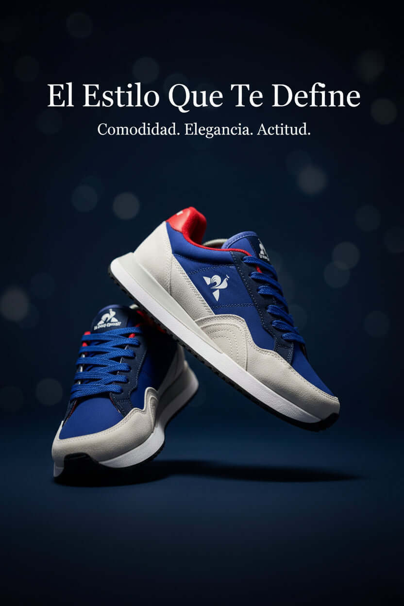Tenis Lecoq Slm Gris Azul