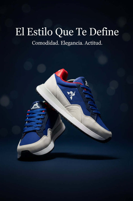 Tenis Lecoq Slm Gris Azul